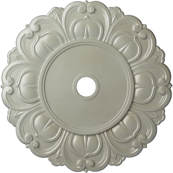 Ekena Millwork Angel Ceiling Medallion (Fits Canopies up to 15 3/4"), 32 1/4"OD x 3 5/8"ID x 1 1/8"P, Flash Copper CM32ANFCS - main